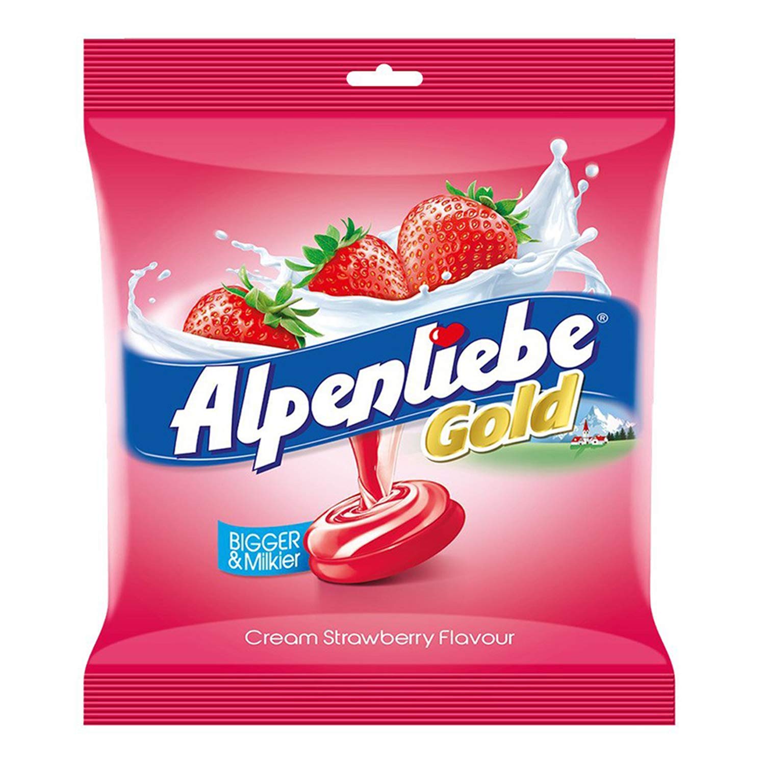 Alpenliebe Gold Cream Strawberry Toffee