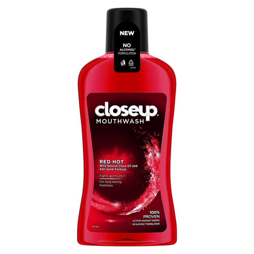 CLOSEUPRED MOUTHWASH CLOVE OIL