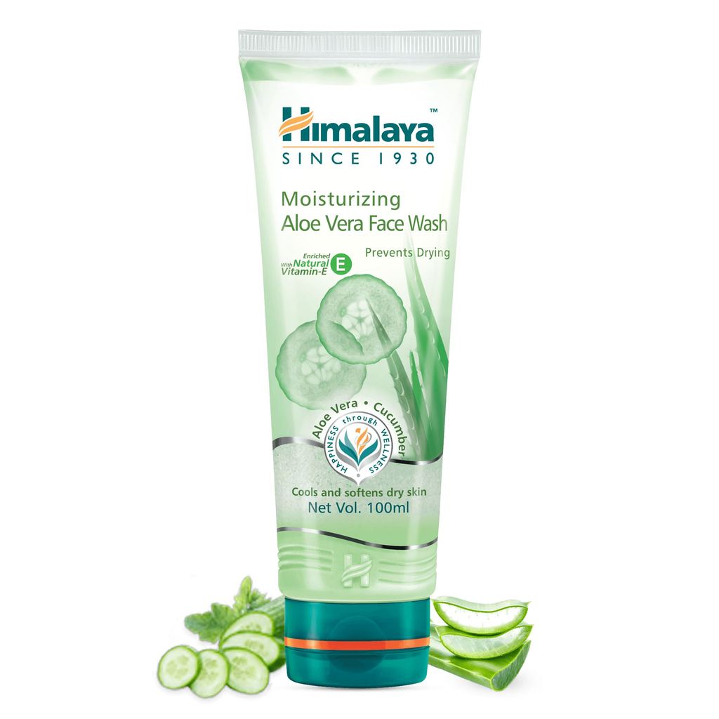 HIMALAYA MOISTURIZING ALOE VERA FACE WASH