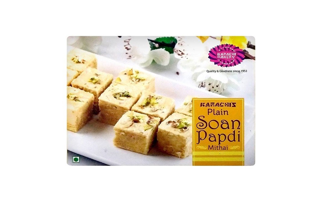 Karachi Bakery Pista Soan Papdi Mithai BoxÂ Â (Combo Pack 1 + 1 Free, 200 g each)