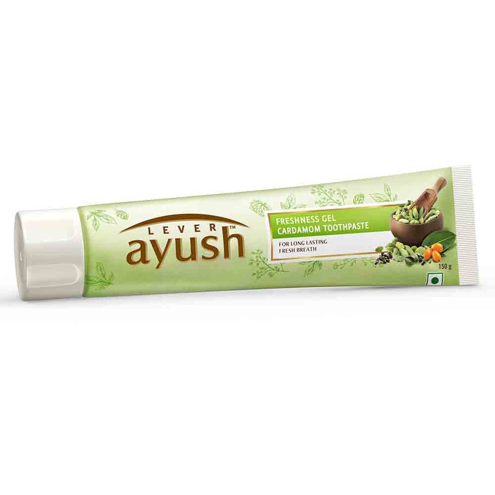 LEVER AYUSH FRESHNESS GEL CARDAMOM TOOTHPASTE