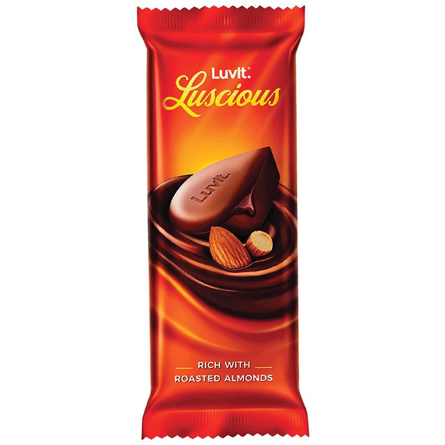 LuvIt Luscious Rich With Roasted Almonds Bars