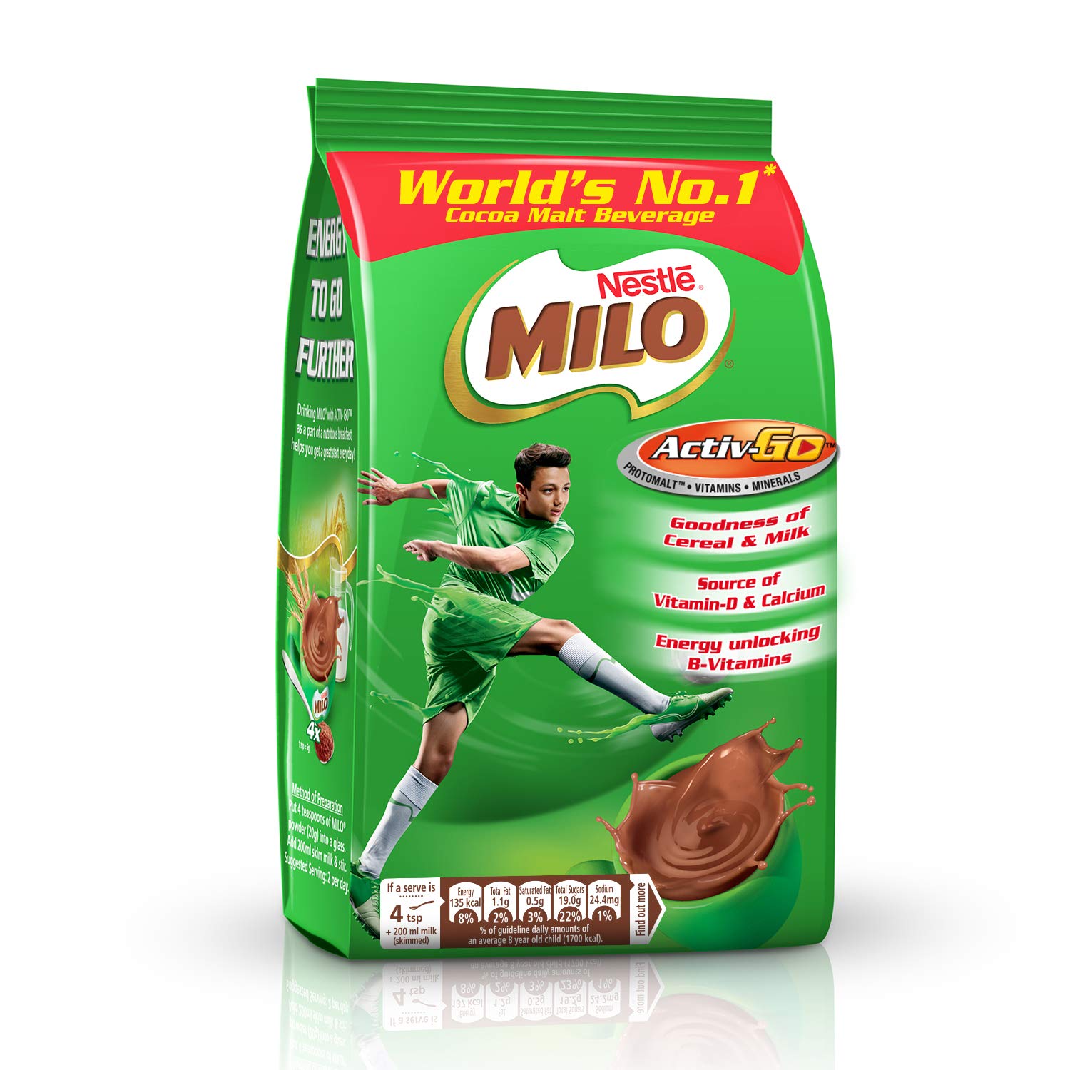 Nestle Milo Activ-Go Powder Health Drink Chocolate FlavourÂ 