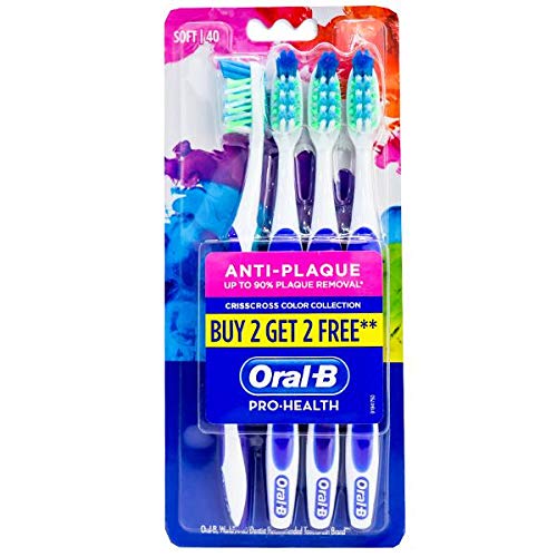 ORAL B PRO HEALTH ANTI PLAQUE SOFT TOOTHBRUSH