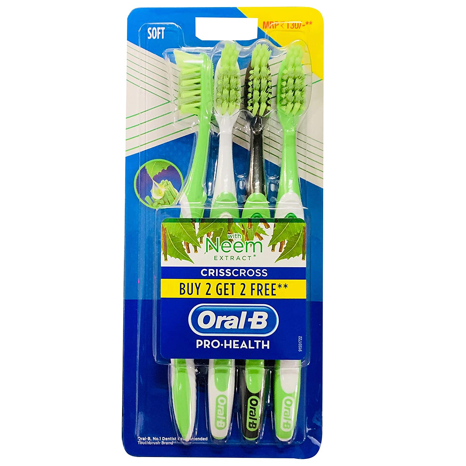 ORAL B PRO HEALTH CRISSCROSS WITH NEEM