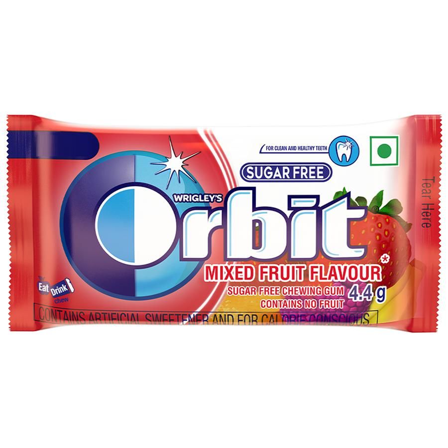 Orbit Sugar Free Mixed Fruit Chewing Gum