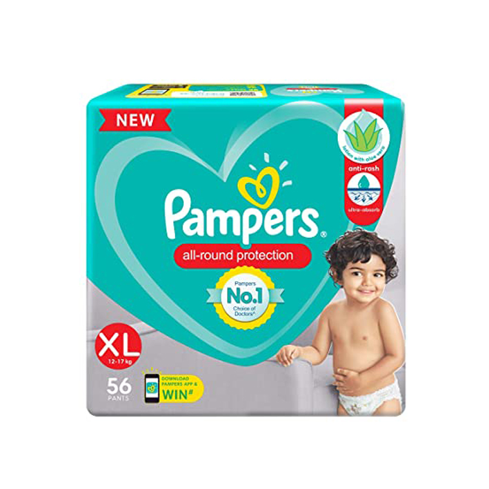 PAMPERS BABY DRY XL