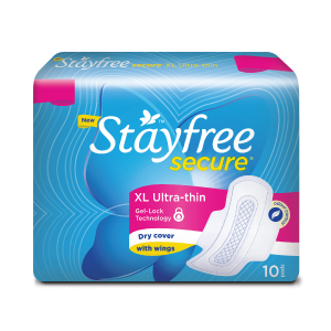 STAYFREE Secure Ultra Thin XL Wings Sanitary Pad