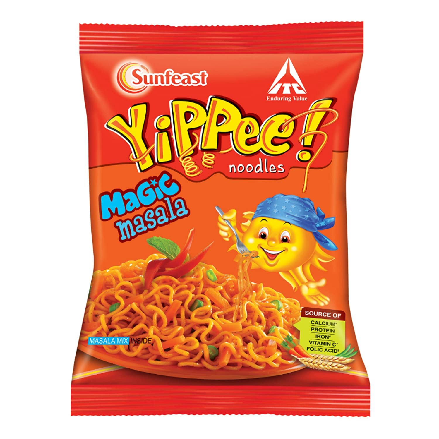 Sunfeast Yippee Magic Masala Instant Noodles Vegetarian