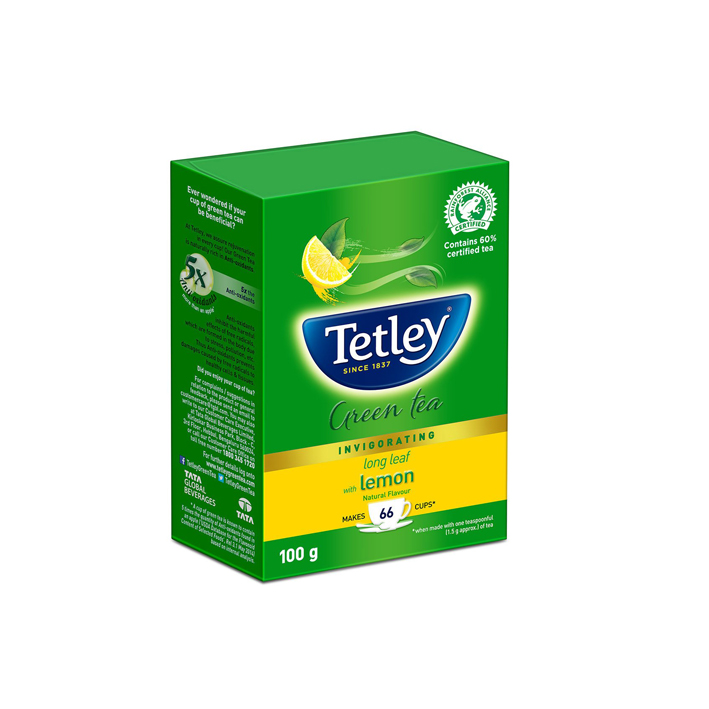 TETLEY ORIGINAL GREEN TEA BOX