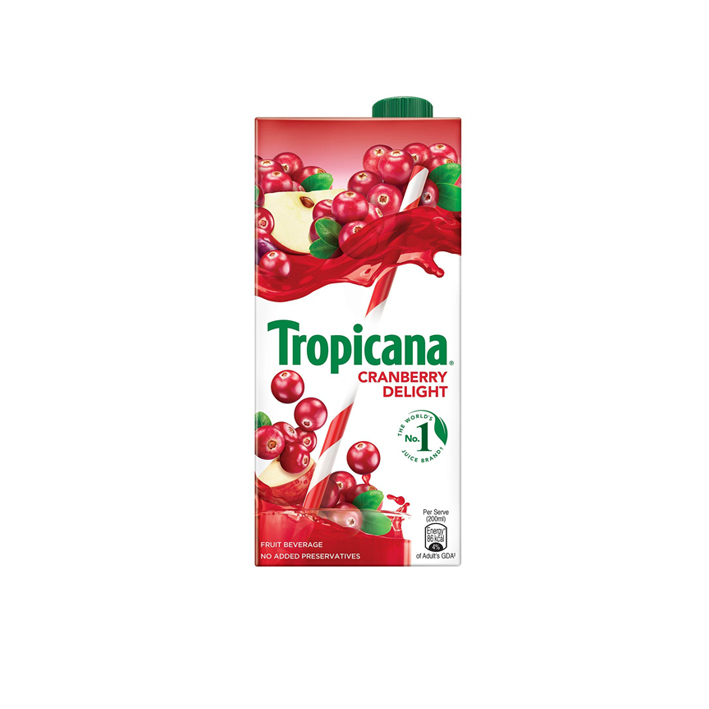 TROPICANA CRANBERRY DELIGHT FRUIT BEVERAGE