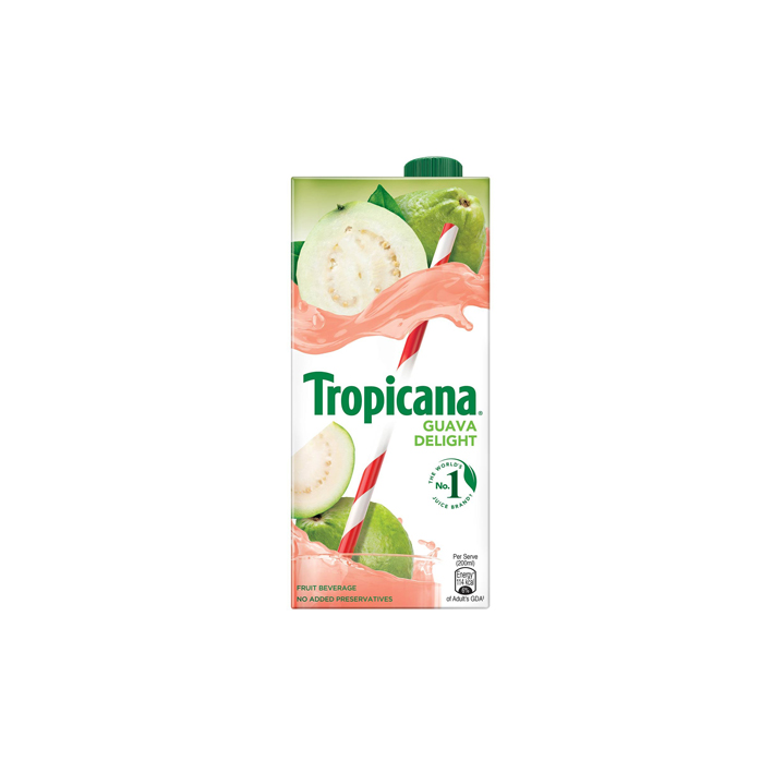 TROPICANA GUAVA DELIGHT FRUIT BEVERAGE