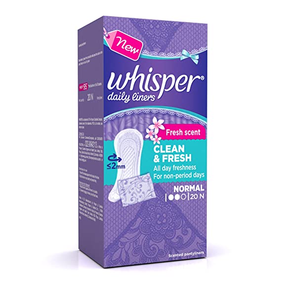 Whisper Clean and Fresh PantylinerÂ 